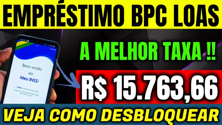 Como fazer empréstimo consignado BPC LOAS de até R$ 15.700 ?