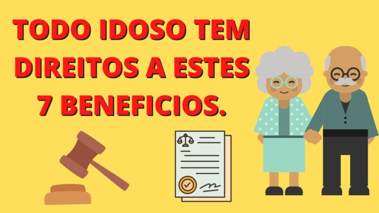 Todo idoso tem direito a estes 7 benefícios.