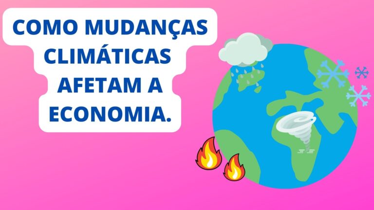 Como mudanças climáticas afetam a economia.