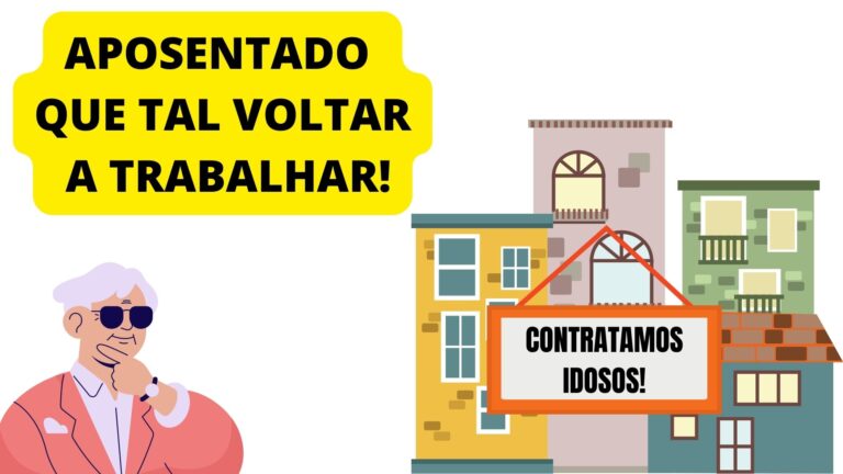 Aposentado que tal voltar a trabalhar!