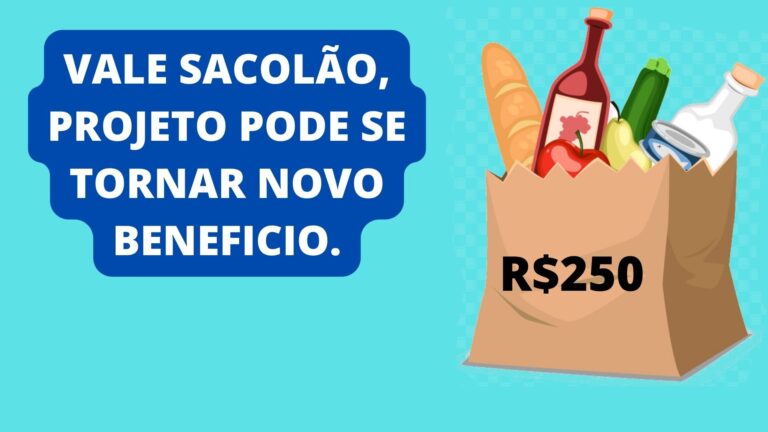 Vale Sacolão, projeto pode se tornar novo beneficio.