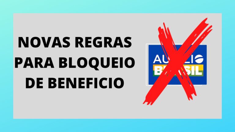 Novas regras para Bloqueio de beneficio