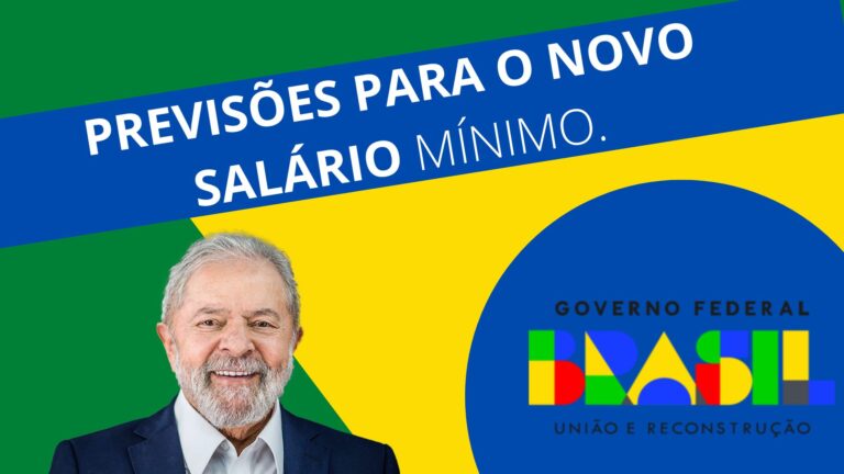 Previsões para o novo salário mínimo.
